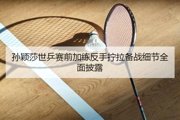 孙颖莎世乒赛前加练反手拧拉备战细节全面披露